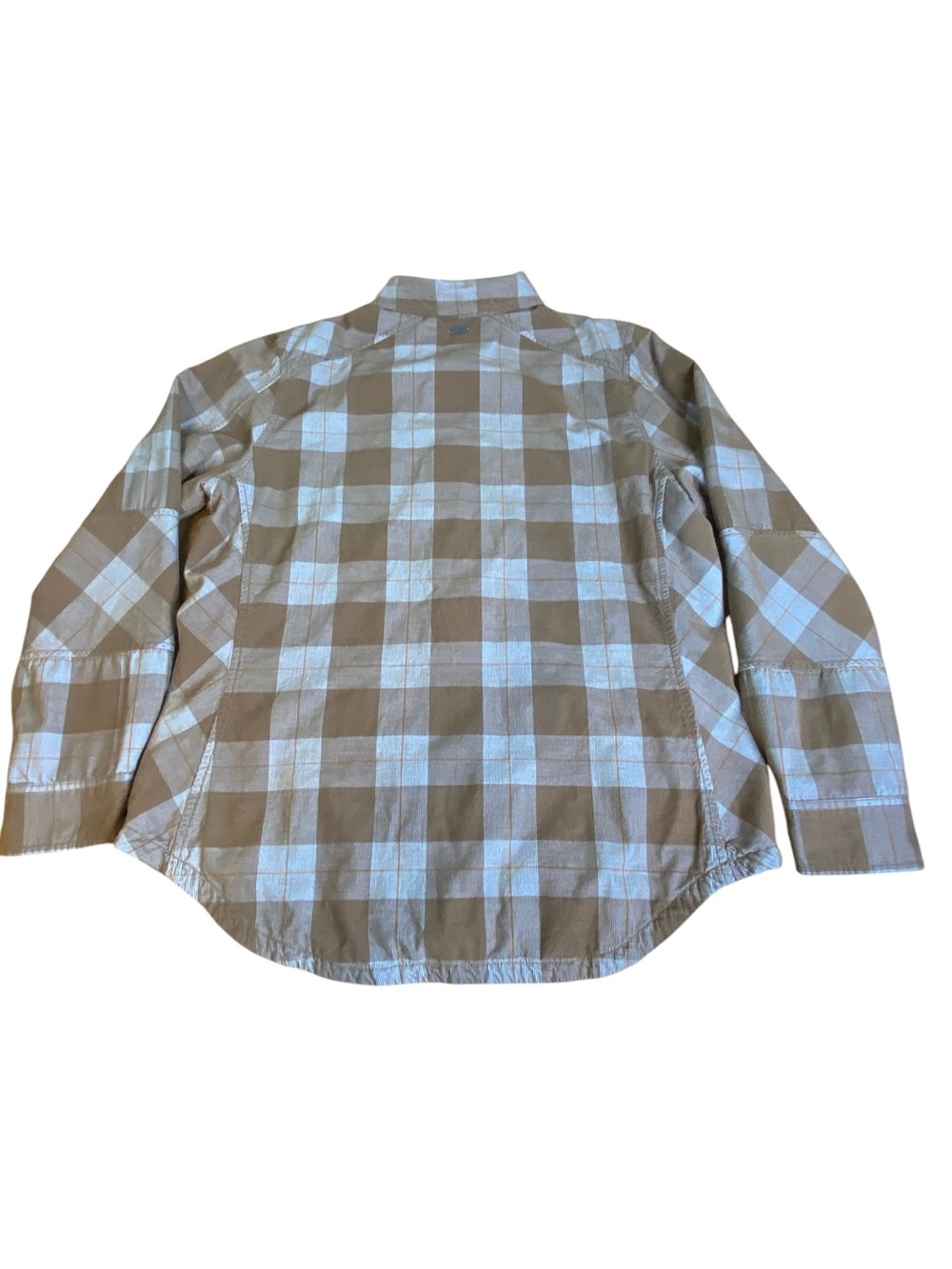 PrAna Porter Park Plaid Organic Cotton Flannel Shirt Shacket Women’s Size XL - Picture 12 of 15